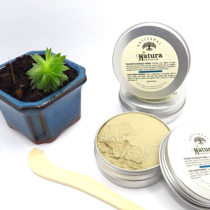 Ayuverdic Clay Cleansing Face Mask Powder for wholesale by Natura Emporium