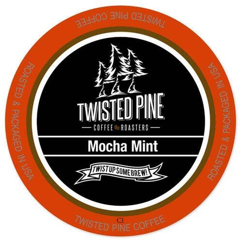Torrefadores de café Twisted Pine Mocha Mint - 24ct por atacado de Coffeeicon