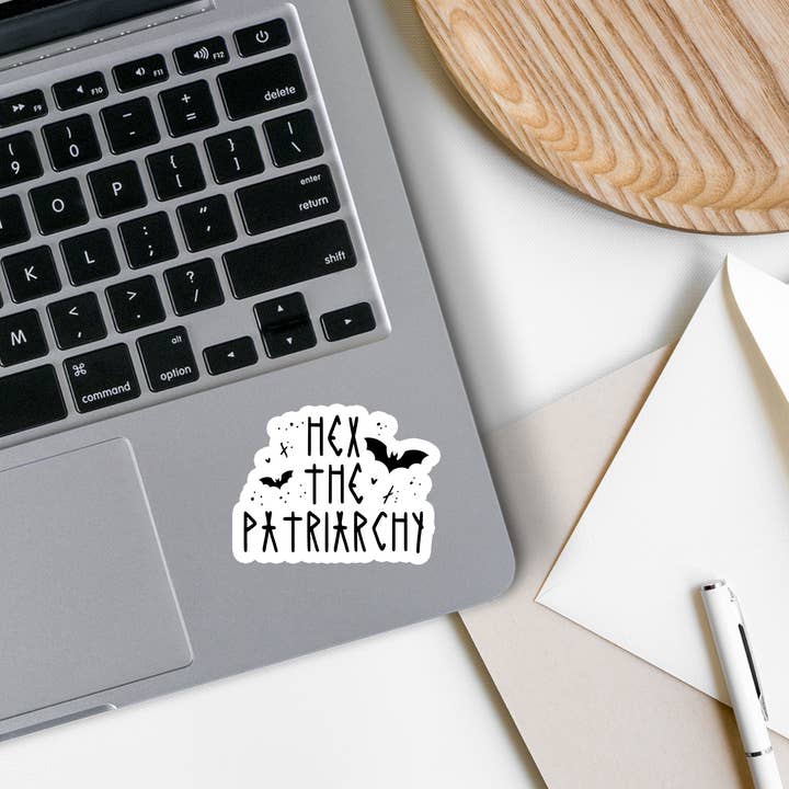 Rebel and Siren - Wholesale Sticker - Hex the Patriarchy Feminist Vinyl Sticker | 3.1"