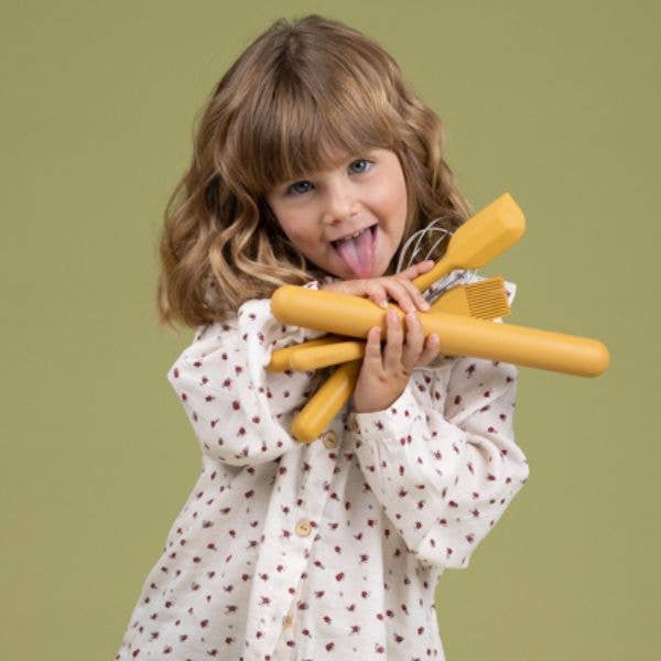 Tämpoco Design - Wholesale Kitchen Utensil Set - Mustard Montessori Baking Set for Kids – Premium Quality Hol1