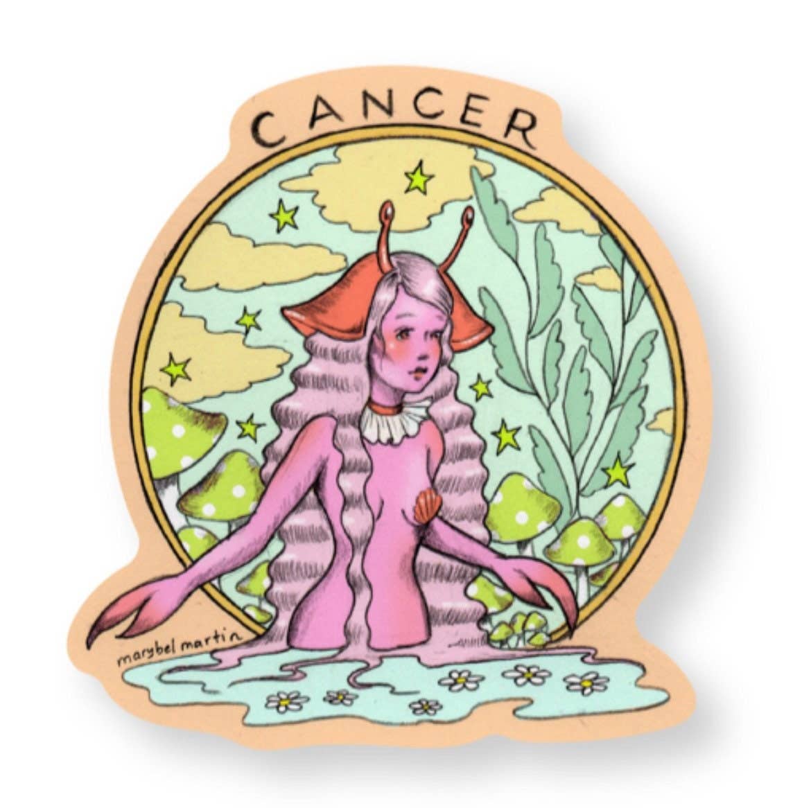 Marybel Martin - Wholesale Sticker - Cancer - Vinyl Sticker By Marybel Martin1