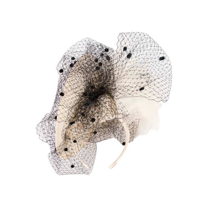 Max Alexander by Cupids Millinery Melbourne - Venta al por mayor Tocado - Mujer - Fascinador de carreras con flores y velo facial5