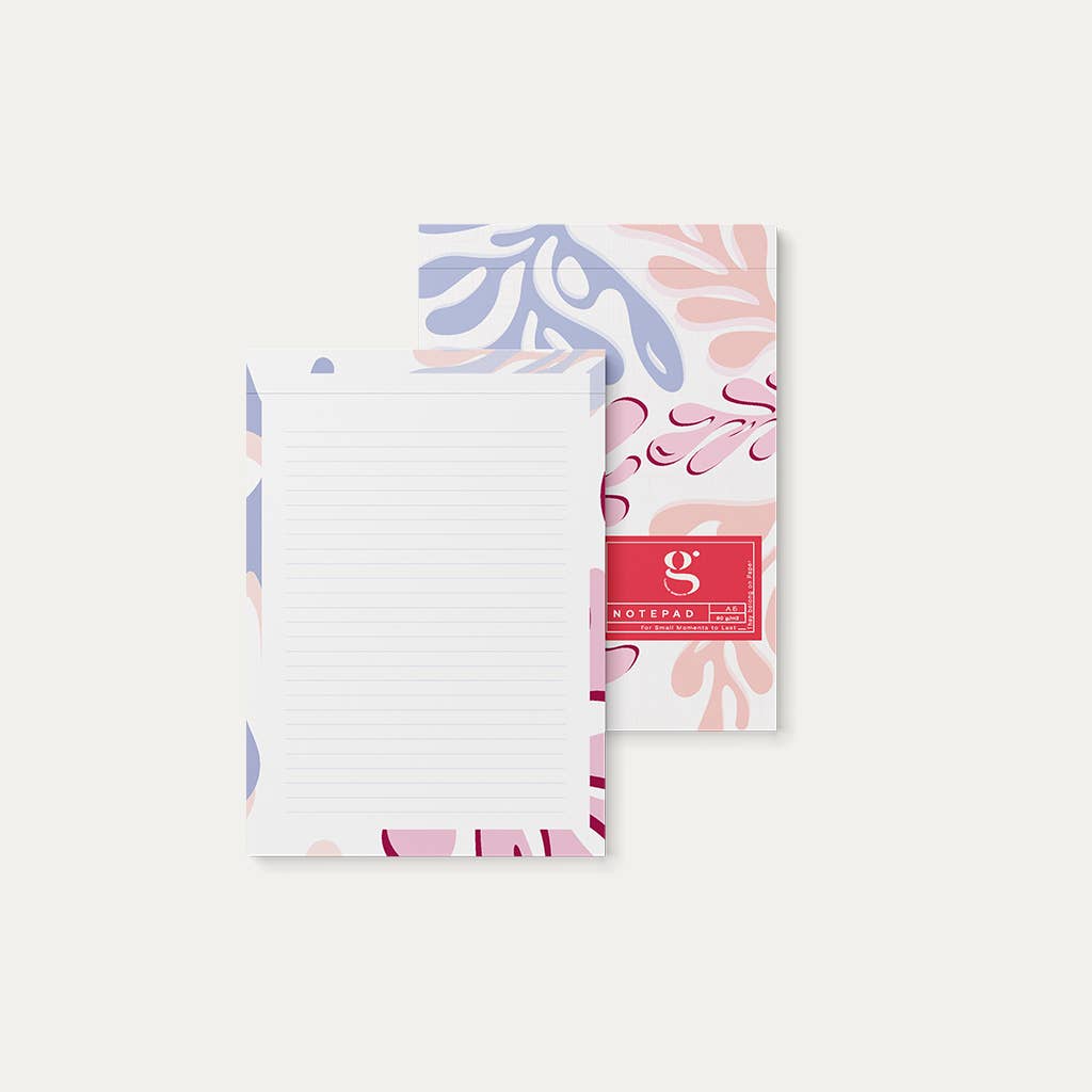 Glimmery Moments® - Wholesale Notepad - Biophilia - A Modern Lined Notepad for Handwritten Moments