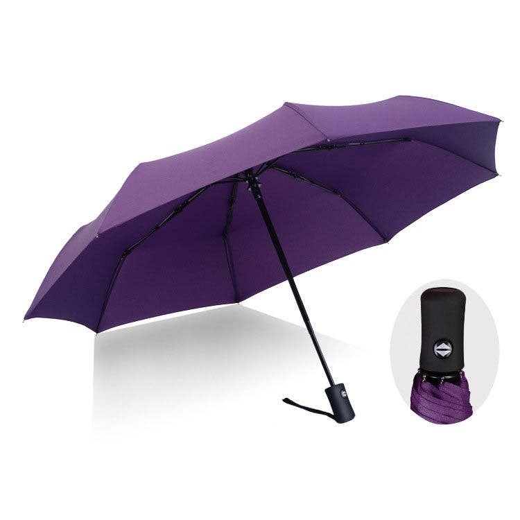 liqubit - Wholesale Umbrella - Unisex - Portable Solid Windproof 8 Ribs Business Umbrella3
