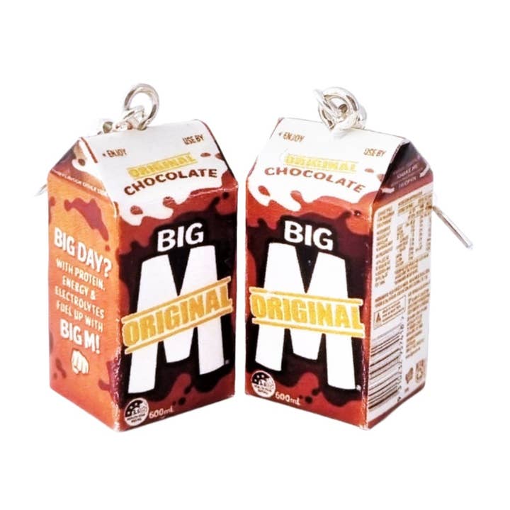 Big M earrings for wholesale by Cheeky Little Monkeys Jewellery