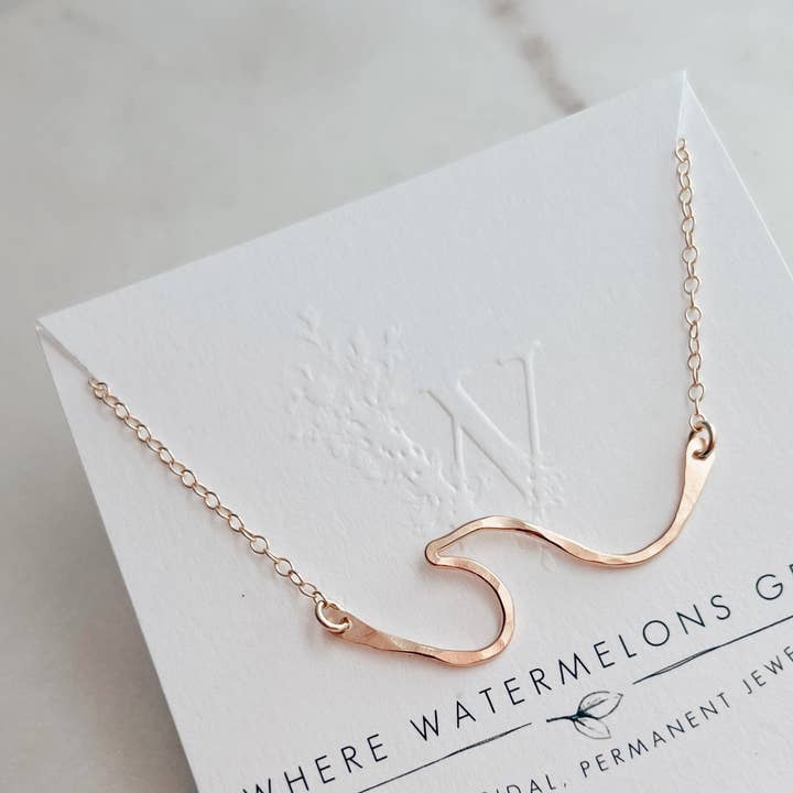 Marbella Wave Necklace for wholesale by Where Watermelons Grow