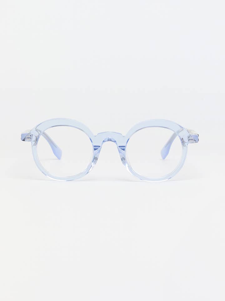 Montures Optiques Bicolores Noir/Bleu pour la vente par TIWI