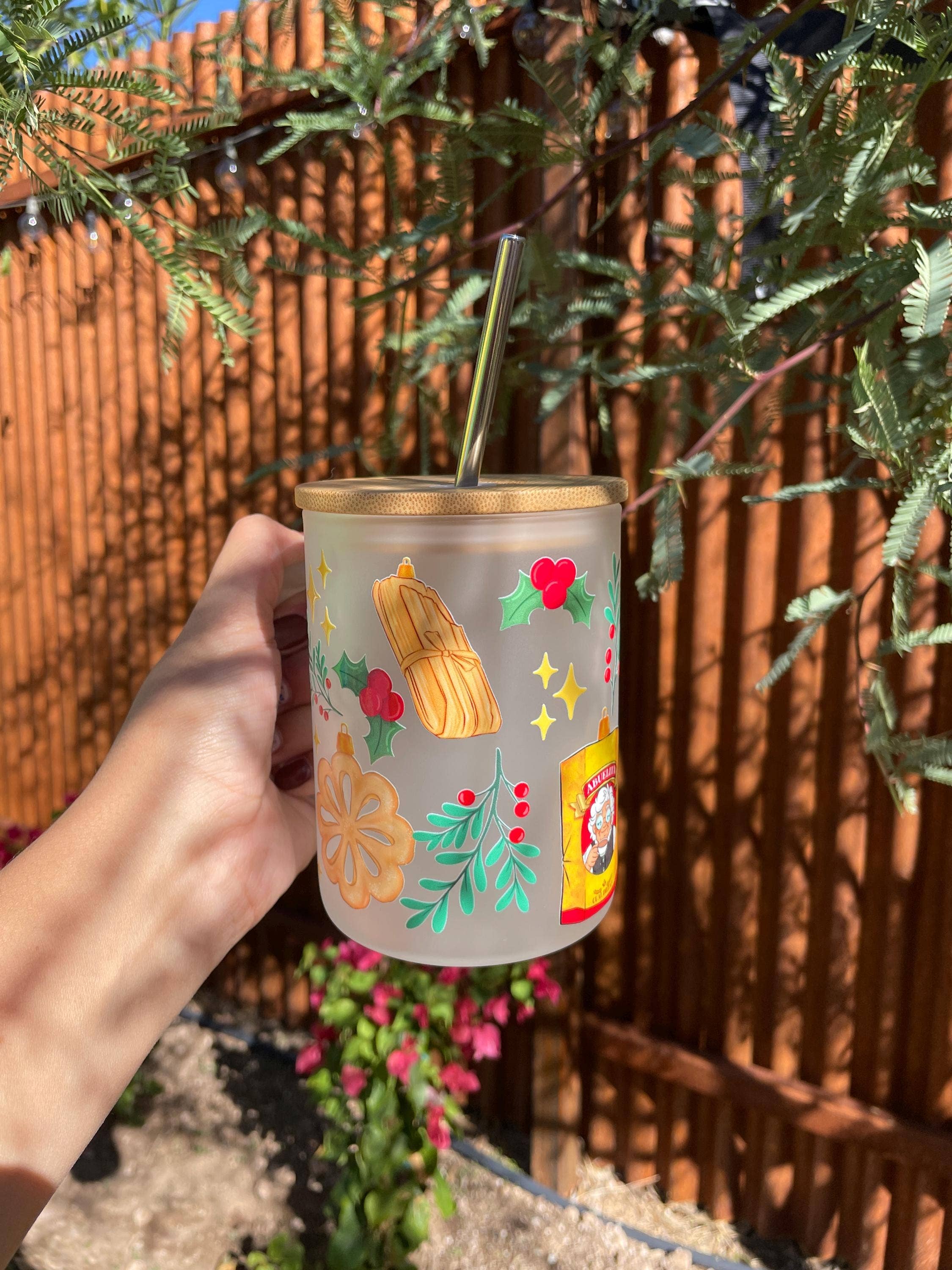 Las Changuis Tianguis - Wholesale Insulated Mug/Tumbler - Abuelita Chocolate 17 oz Travel Mug with Bamboo Lid & Straw3