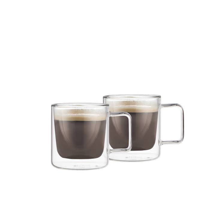 Tassen Doppelwandig Modern - M 150ml | Set 2 für den Großhandel von Karl Weis