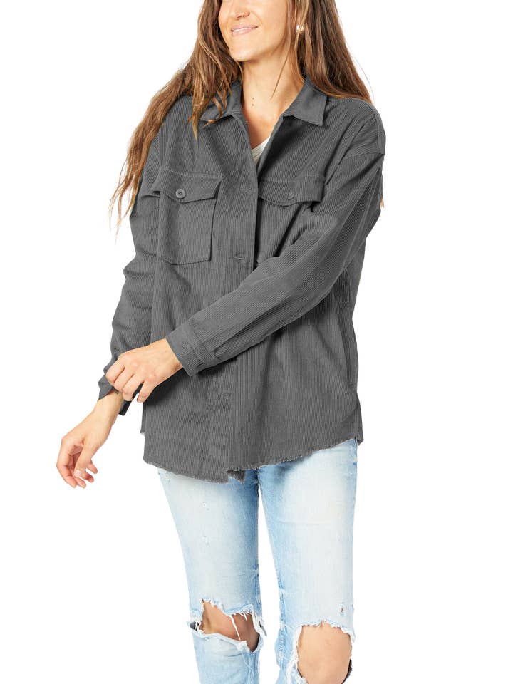 SOBRECAMISA DE PANA PARA NIÑA para venta al por mayor de Silver Jeans