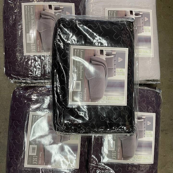 home mart goods - Wholesale Bedding Set - 5pcs Assorted Soft Plush Cozy Bed Quilt Sets Queen Size7