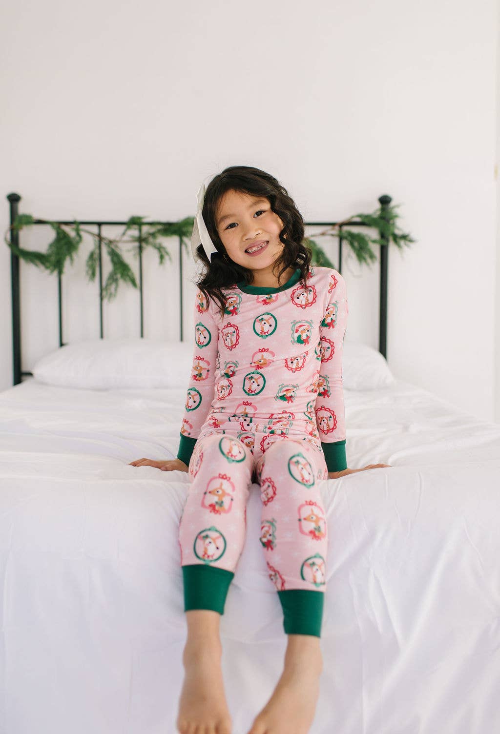 Ollie Jay - Vente Haut et bas de pyjama – enfant - Pyjama 2 pièces en bambou motif renne5