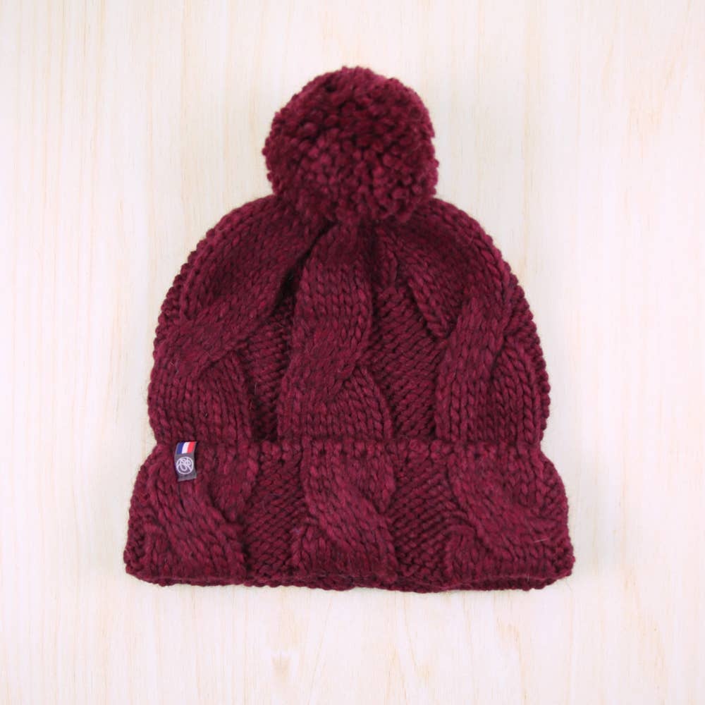 MAISON BONNEFOY – wholesale Beanie – Women's – Cyrielle beanie with pompom0