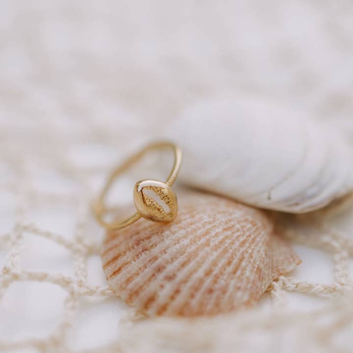 Maui Cowrie Ring for wholesale by Mauve Jewelry Co.