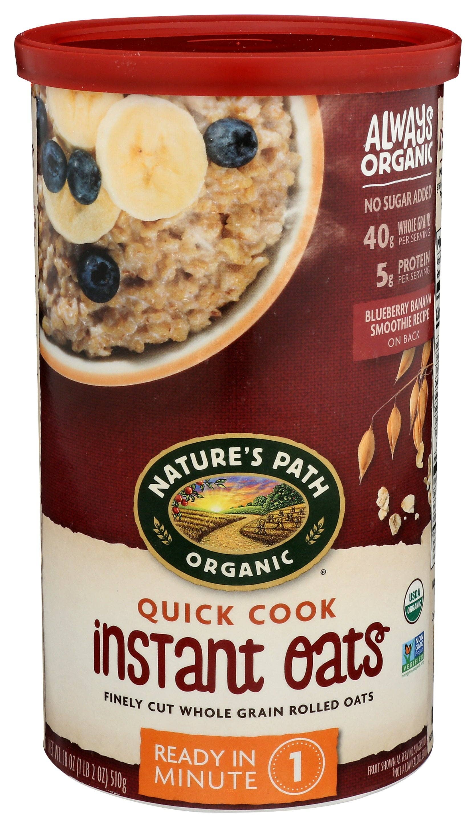 Everyday Supply Co - Wholesale Oats - NATURES PATH OATMEAL QUICK ORG - Case of 6