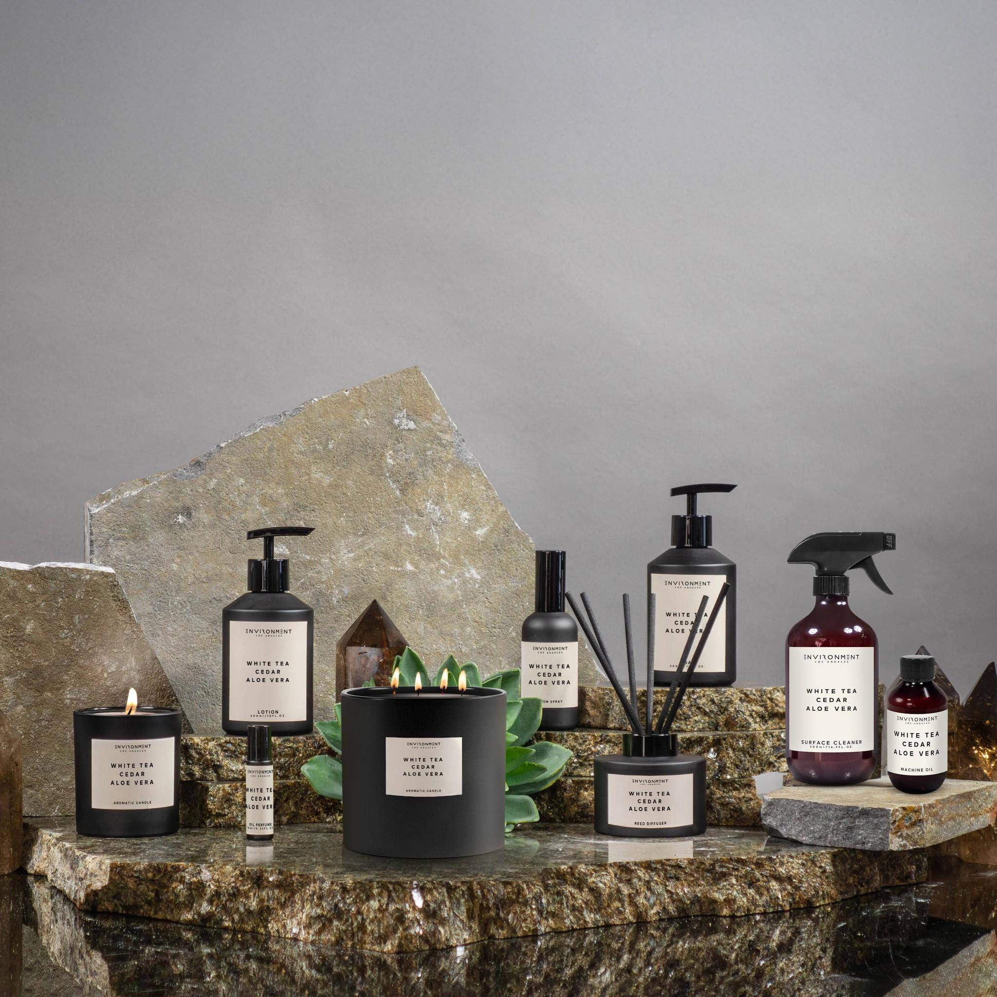 ENVIRONMENT - Wholesale Reed Diffuser - Inspired by Westin Hotel® Diffuser White Tea | Cedar | Aloe8