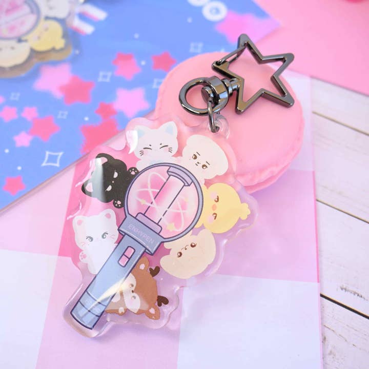 Enhypen Engene light stick nøglering kpop ani dyrevarer for engroshandel hos Kawineko