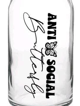 Anti-Social- Beer Glass Cup for wholesale by Royal Phenomenal Creations