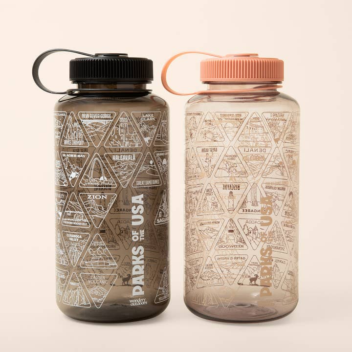 Wondery Outdoors - Wholesale Water Bottle - Parks of the USA Adventure Bucket List Bottle 32oz6