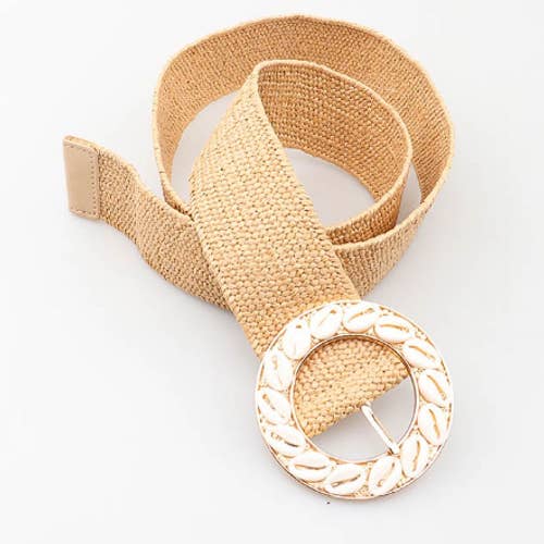 LOOWIE - Wholesale Belt - Women's - 13039 Raffia Belt Loowie1