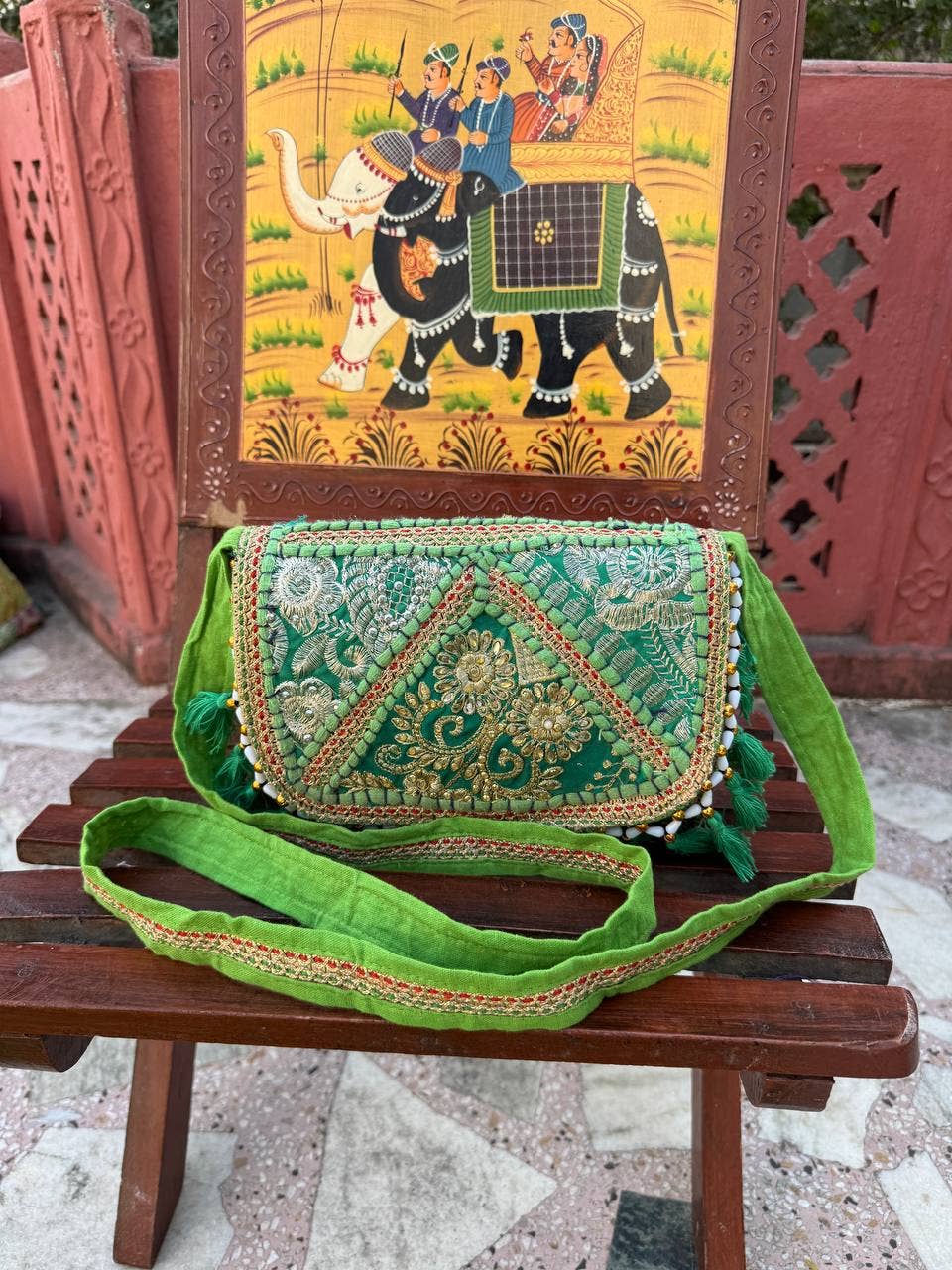 GYPSY STUDIO - Wholesale Shoulder Bag - Women's - Mirror & Sequin Work, Bohemian Chic Woman's Banjara Bag6
