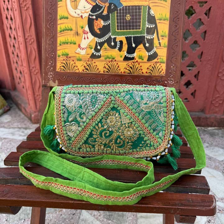 GYPSY STUDIO - Wholesale Shoulder Bag - Women's - Mirror & Sequin Work, Bohemian Chic Woman's Banjara Bag6