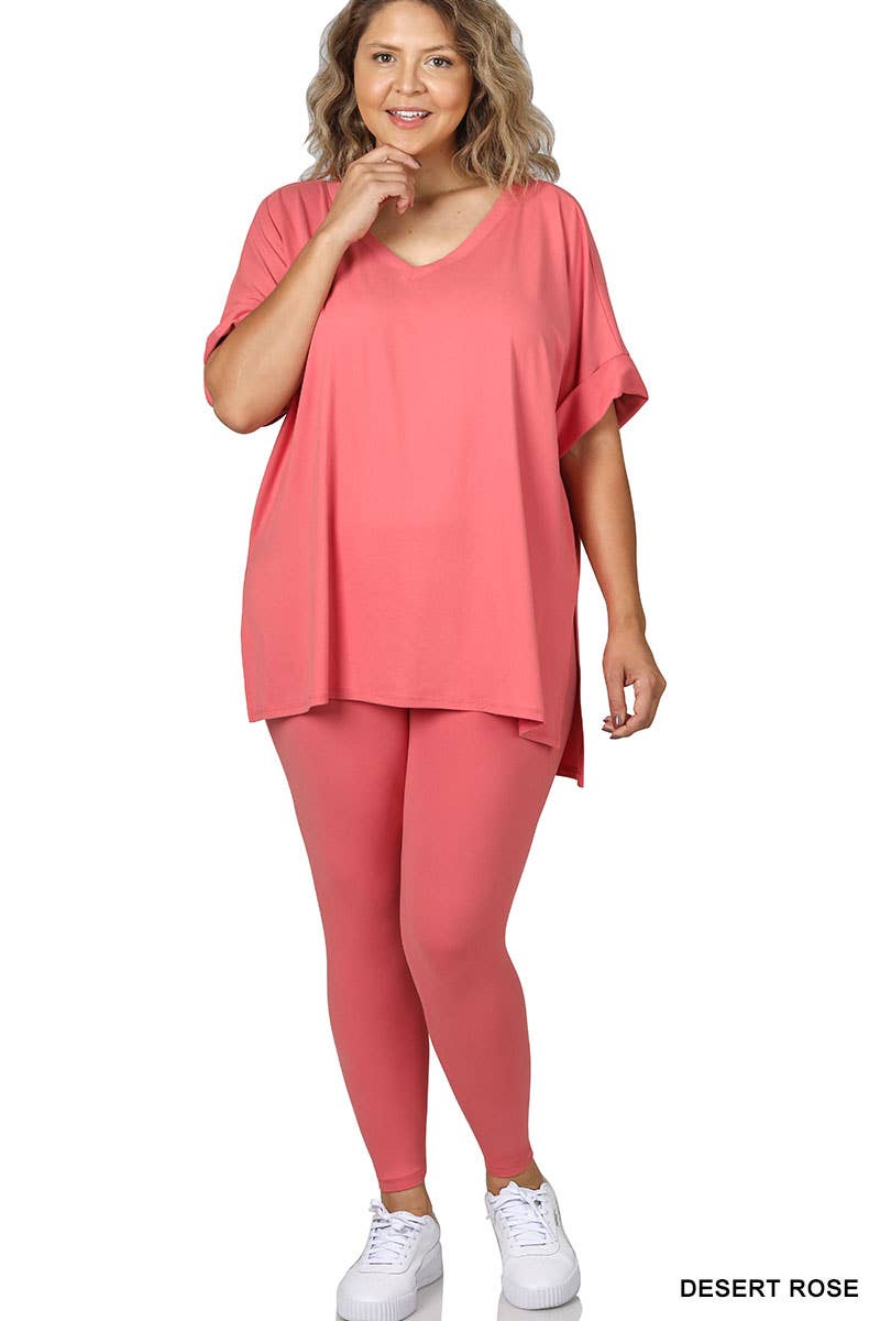 42POPS - Wholesale Lounge Set - Women's - `.Plus Microfiber Lounge Wear 2 Pc Set81