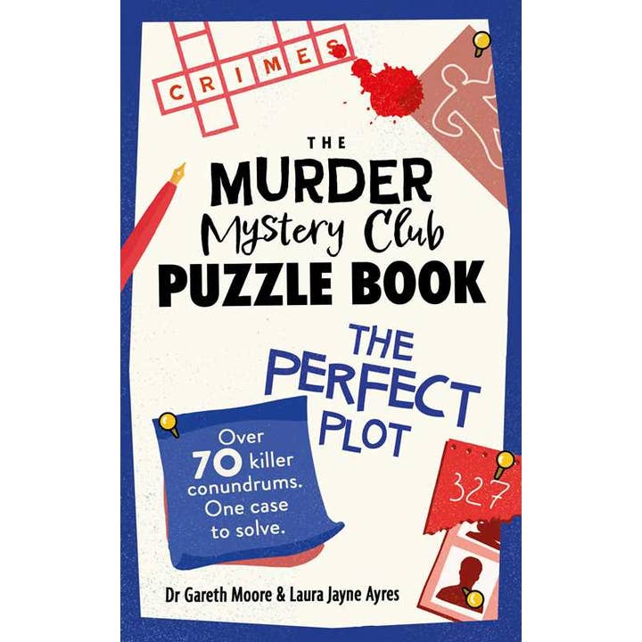 Simon & Schuster - Wholesale Coloring & Activity Book - Adult - Murder Mystery Club Puzzle Book by Gareth Moore