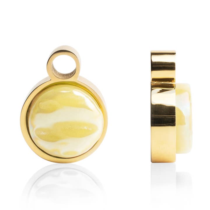 Kreolsk vedhæng • guld/citron gul for engroshandel hos ALEXASCHA