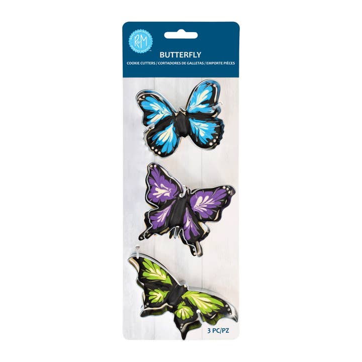 Butterfly 3 PC Cookie Cutter Set for wholesale by R&M International