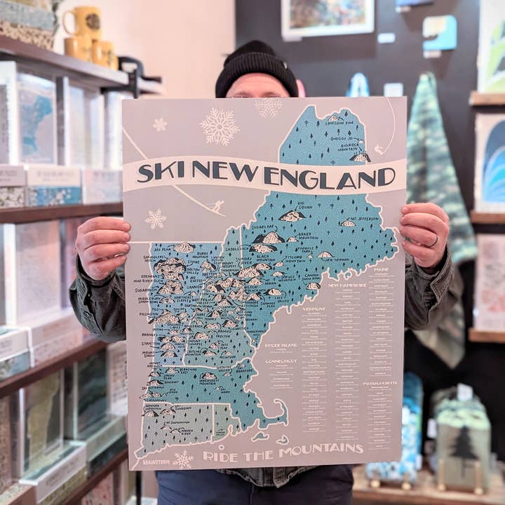 Brainstorm - Wholesale Art Print - Ski New England Print3