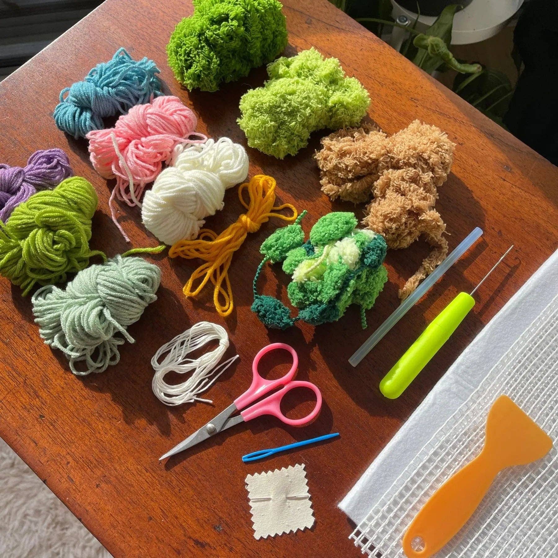 Craft Club - Wholesale DIY Craft Kit - FLOWER PATCH - Moss Coaster Kit4