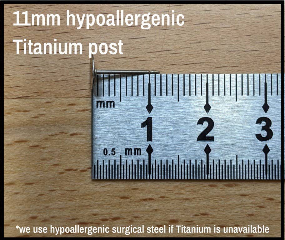 Punkadoodles.co - Wholesale Stud/Post Earrings - Eagles Mascot Earrings1