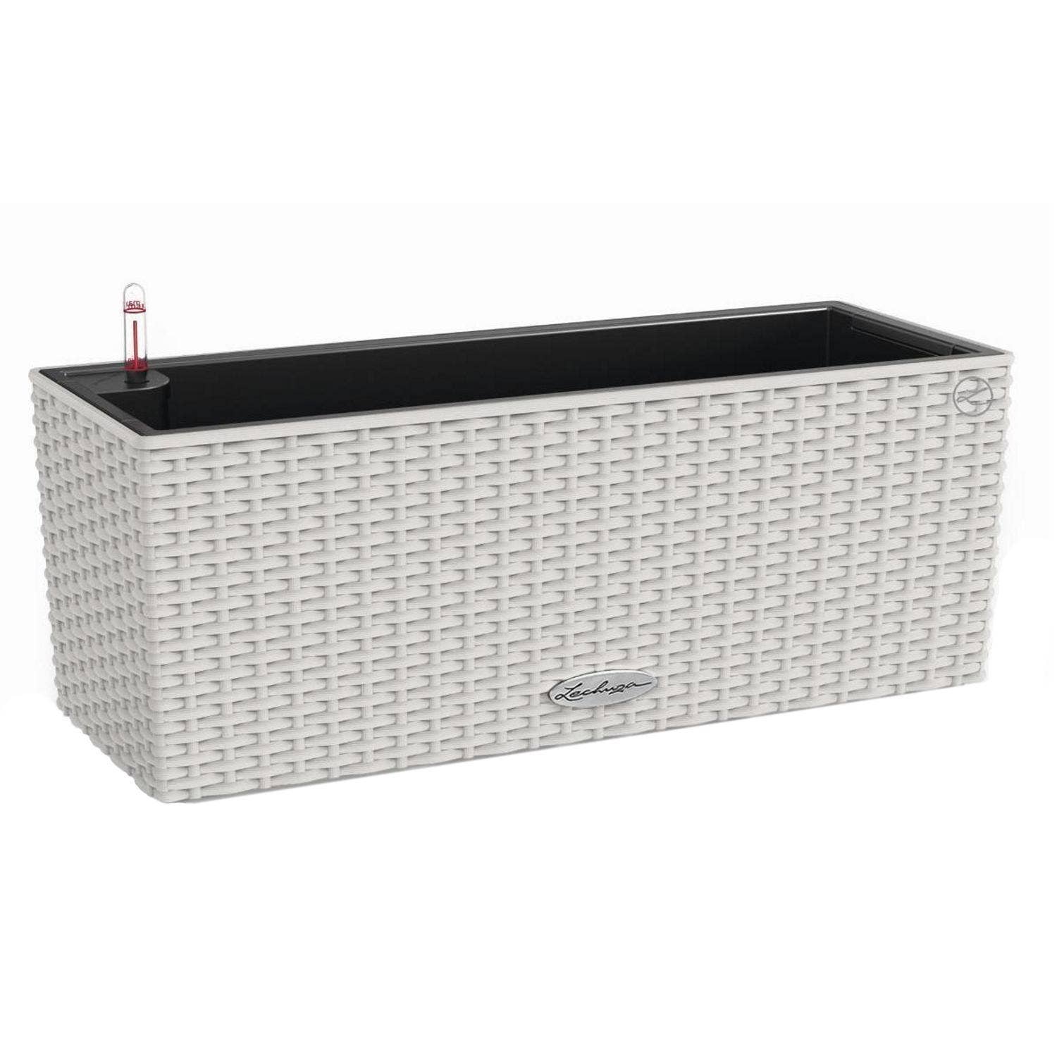 Lechuza Self Watering Planters – wholesale Planter box – LECHUZA BALCONERA Cottage Poly Resin Window Box Planter3