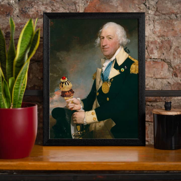 Ice Cream Sir? Print for wholesale by Ink & Drop