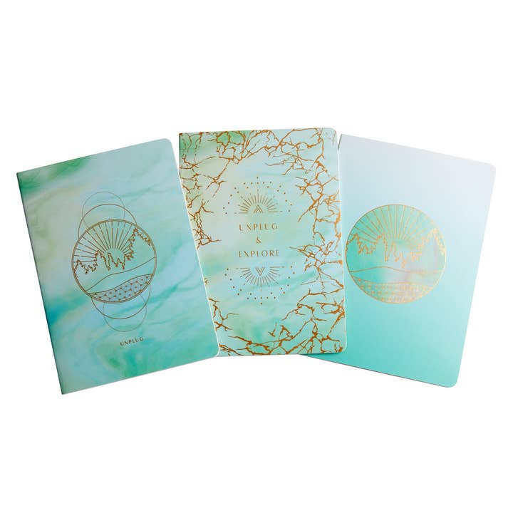 Insight Editions - #1 Pop Culture Publisher - Wholesale Notebook - Unplug Sewn Notebook Collection (Set of 3)1