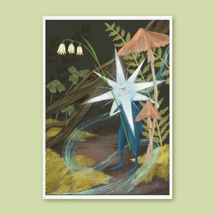 Art Print - Star Sprite for wholesale by Anna Seed Art
