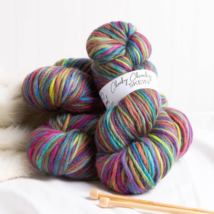 Wool Couture Company - Vente Fils à tricoter - Fil Super Chunky Cheeky Chunky Twist Écheveau de 200g0