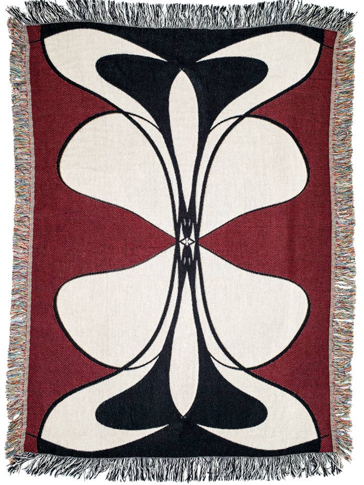 Swoop Woven Blanket for wholesale by eif studio