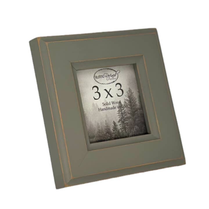 Rustic and Refined Design - Wholesale Picture frame - 3x3 Cottage Collection -Picture Frames, Solid Wood, Handmade1