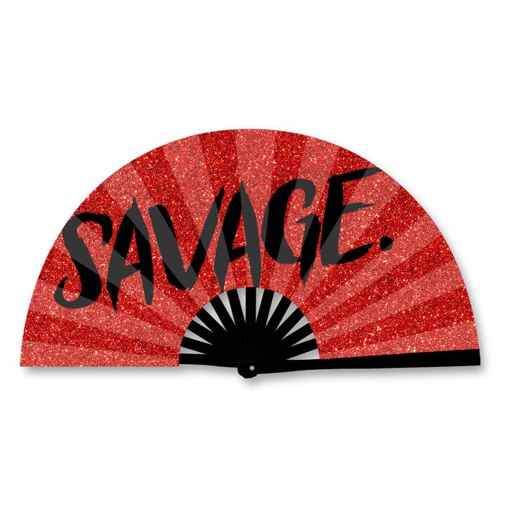 Savage Glitter XL Fan for wholesale by Fantastico Fans