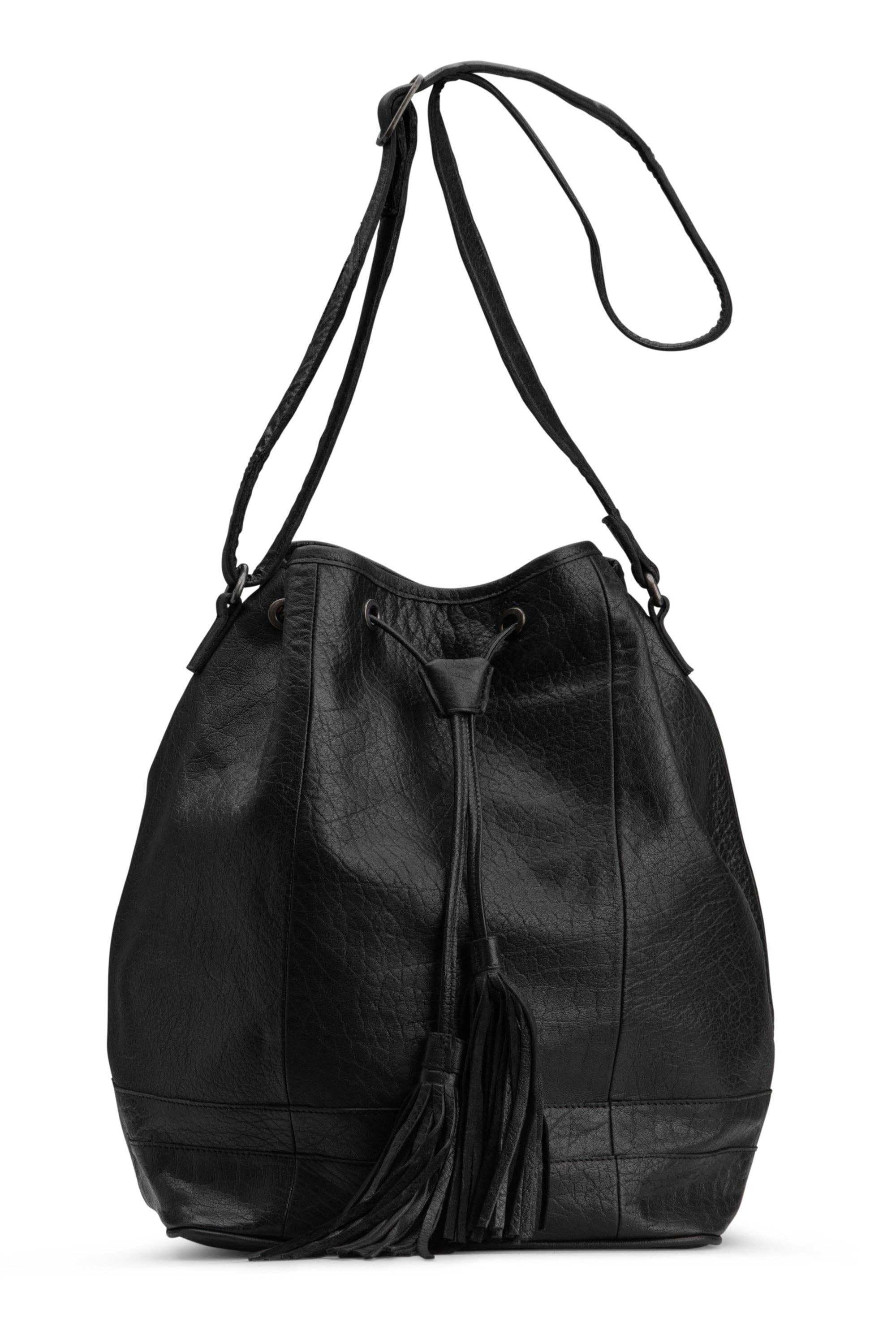 Muud - Vendita all'ingrosso Tracolla - Donna - Borsa a secchiello Marina in pelle1