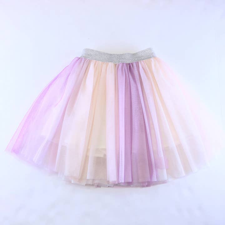 Doe a Dear - Wholesale Skirt - Kids - S70 91192 Ombre Color Midi Tulle Skirt (2 Colors)2