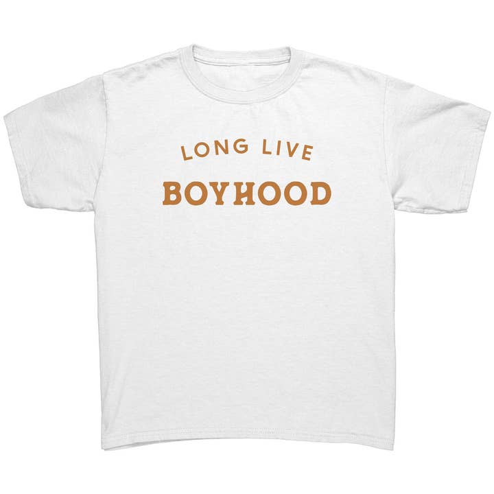 Long Live Boyhood Youth tee for wholesale by Mimi + ruby