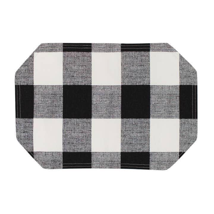 Black and White Table Top - Anderson Placemat for wholesale by Thomasville at Home
