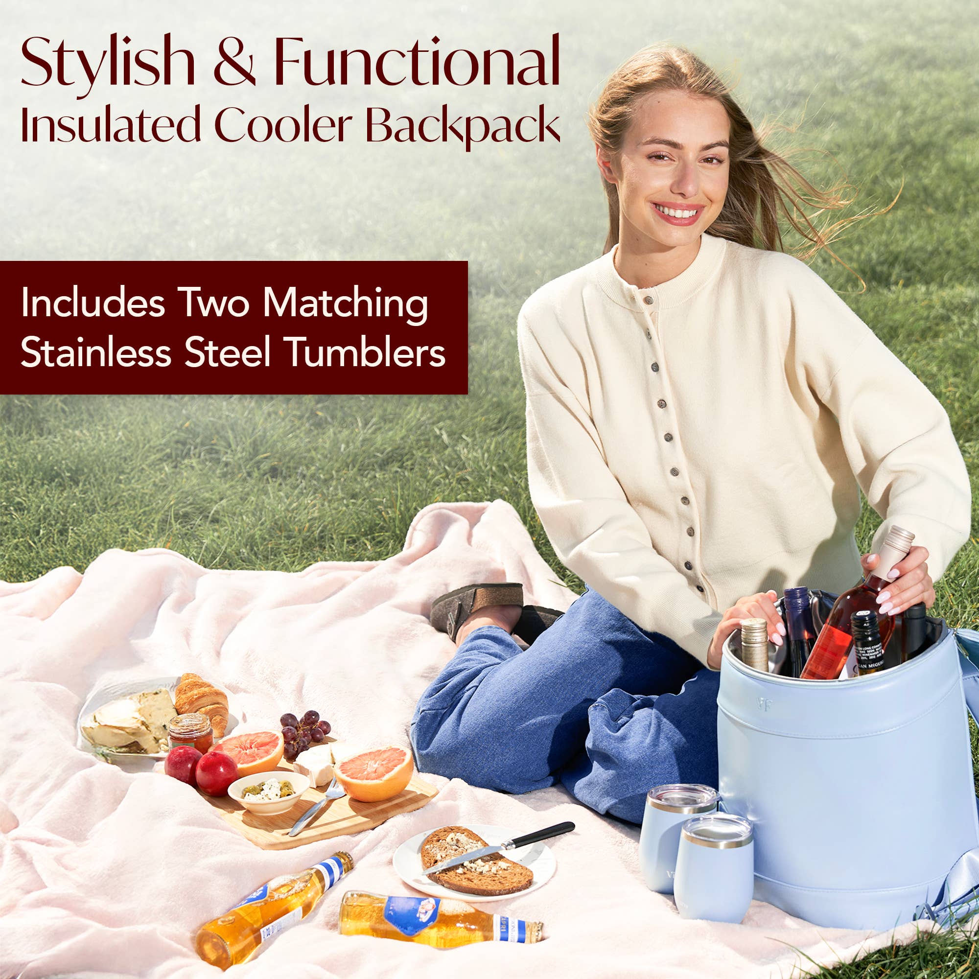 Vin Fresco - Vente Glacière/sac isotherme - Sac à dos glacière isotherme Vin Fresco1