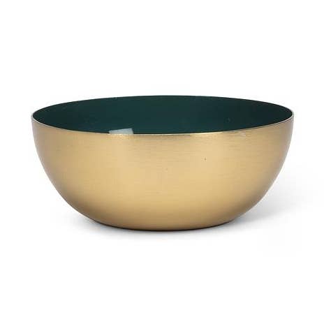 Mini Enamel Bowl-Teal-4"D for wholesale by Abbott