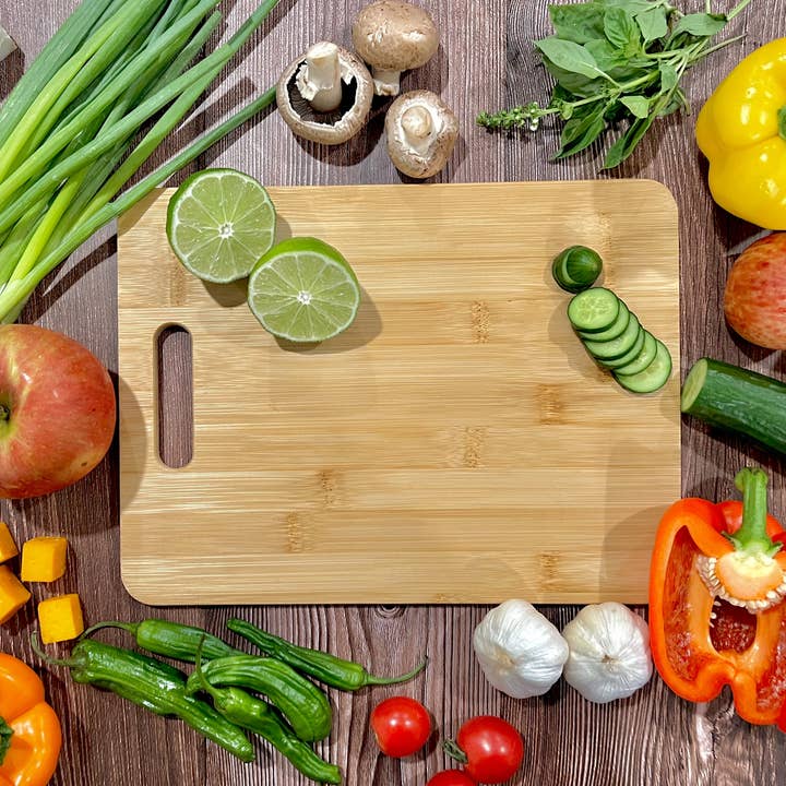 INVISION - Wholesale Cutting Board - 12pc 12x9" Bamboo Boards – Bulk Blanks for Gifts & Serving5