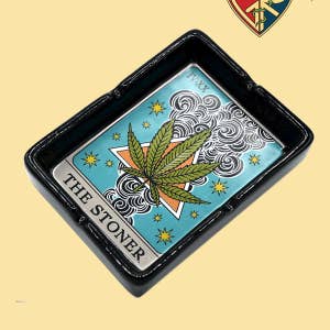 Gypsy Rose – wholesale Askkopp – Stoner Tarot Card Keramisk askkopp1