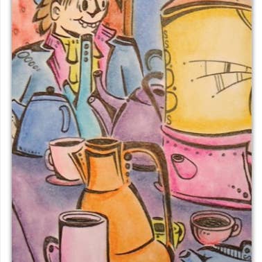 Marque-page Mad Hatter pour la vente par NovelTea Bookstore & Gifts